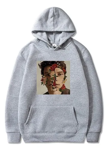 Sudadera Con Capucha Shawn Mendes Otoño Mujer Impresión Hip