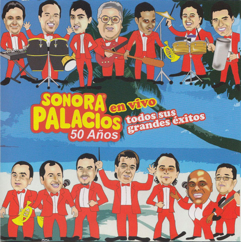 Sonora Palacios 50 Años En Vivo Cd Nuevo Musicovinyl