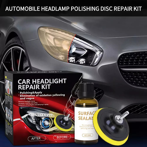 Kit De Restauración De Faros De Coche Para Pulir Los Faros