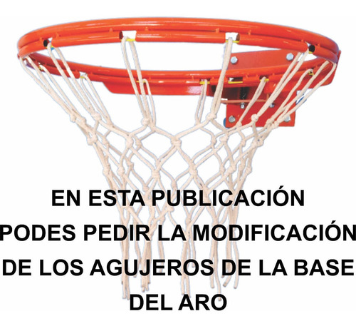 Aro Basquet Profesional Macizo Rebatible Modificado Cliente