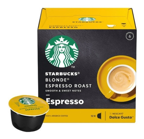 Nuevo!! Starbucks By Dolce Gusto Espresso Blonde