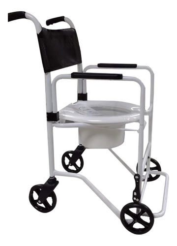 Cadeira De Banho Em Aluminio Até 100 Kg C/ Comadre Jaguaribe