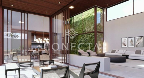 Imagem 2 de 2 de Alphaville 1 - Casa 430m² - Terreno 1000m² - 4 Suítes, 2 Vagas; Projeto Moderno E Contemporâneo; Piso De Mármore - Cncd162