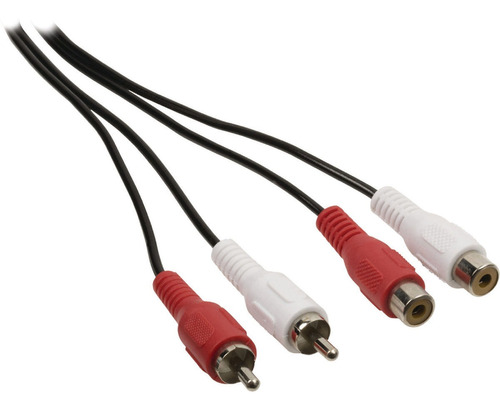 Bkt Cable Alargue 2 Rca Macho A 2 Rca Hembra 1.80mts Cau010