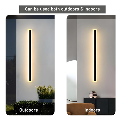 Luz De Pared Led Rectangular Ip65 Impermeable 39 2 Pack