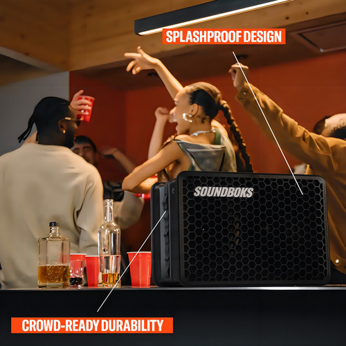 Soundboks Go - Altavoz Portátil De Rendimiento Bluetooth . Color Negro