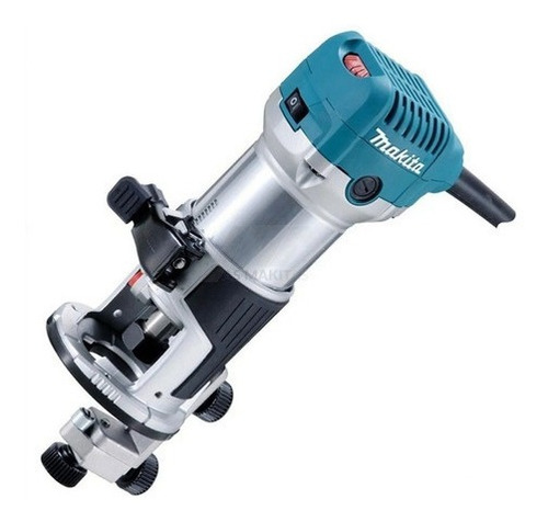 Fresadora Ruteadora 1/4'' 710w + Bases Makita Rt0700cx3