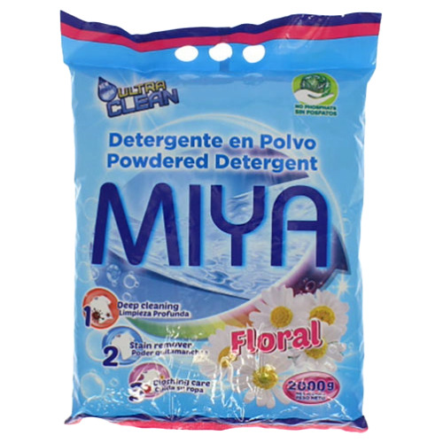 Detergente En Polvo 3 Unidades+suavizante 3.1 Lt Floral Miya