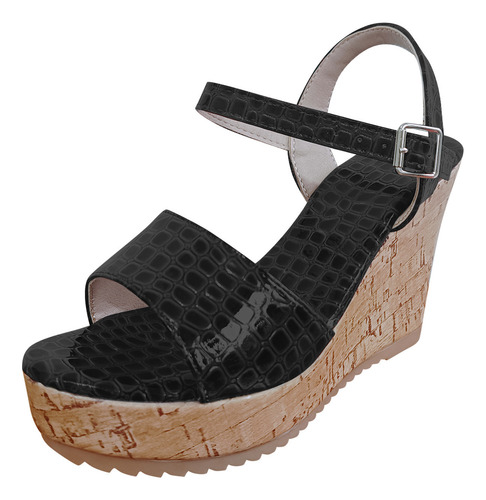 Sandalia A La Moda Para Mujer, Casual, Con Cabeza Redonda, T