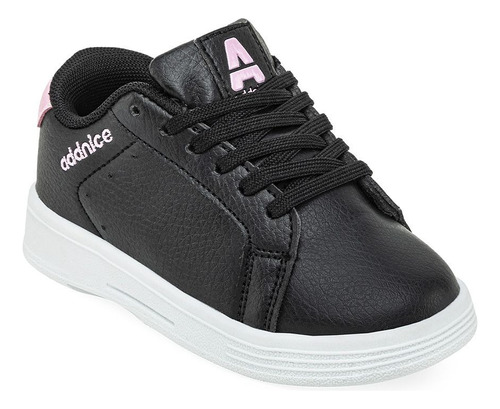 Zapatillas Addnice Estocolmo Negro Rosa 5703