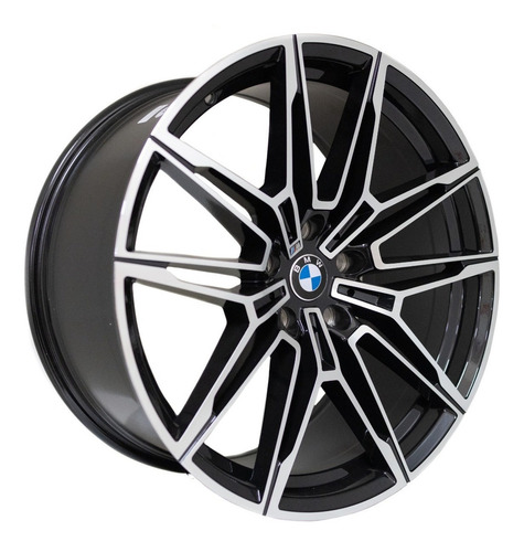 Rodas 19 Bmw M4 G82 5x120 F30 328 335 320 X1 X3 Cor Preto Com Diamantado