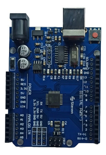 Placa De Programación Arduino Uno Steren Ard-010