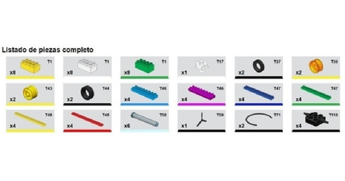 Imagen 5 de 5 de Bloques Ladrillos Rasti Super Piezas 70 Piezas Caja