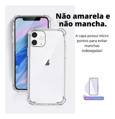 Capa Capinha Anti Shock Para iPhone XR 11 12 13 15 Max