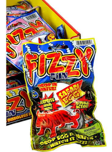 Ja-ru Fizzy Egg Magic Toy Animal (pack De 8) Como Una Bomba 