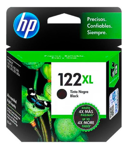 Tinta Hp 122xl Negro Ch563hl 480 Pag