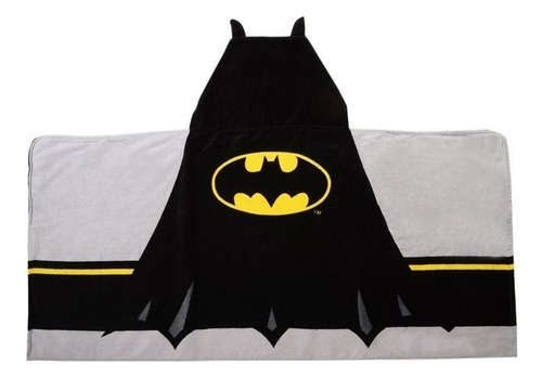 Toalla De Baño Batman Dc Con Gorro Para Niños *sk