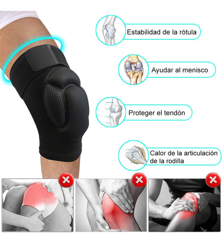 Rodilleras Deportivas, 2 Rodilleras Transpirable Para
