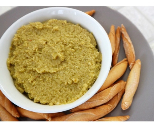 Imagen 2 de 10 de Pasta De Aceitunas Verdes Contraviento 170g. Laur. Pack X 6