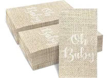 Comprar Servilletas De Yute Impresas Desechables Para Fiestas