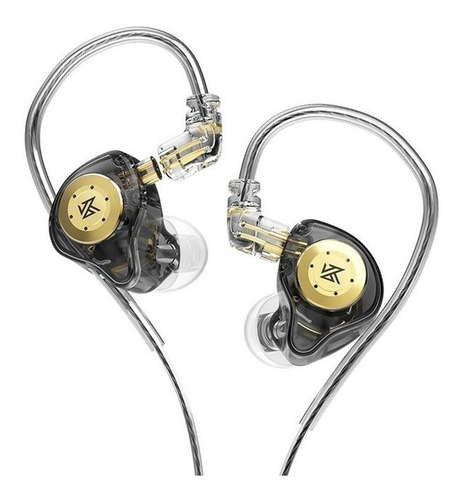 Auriculares In-ear Kz Edx Pro Without Mic Negro Monitoreo