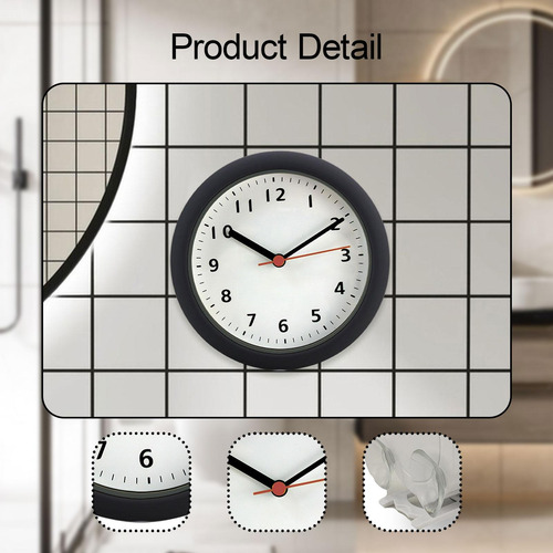 Reloj De Pared Decorativo Redondo Para Blanco Y Negro