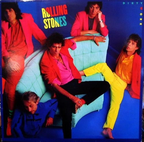 The Rolling Stones Cd: Dirty Work ( Simil Vinilo - Holland )