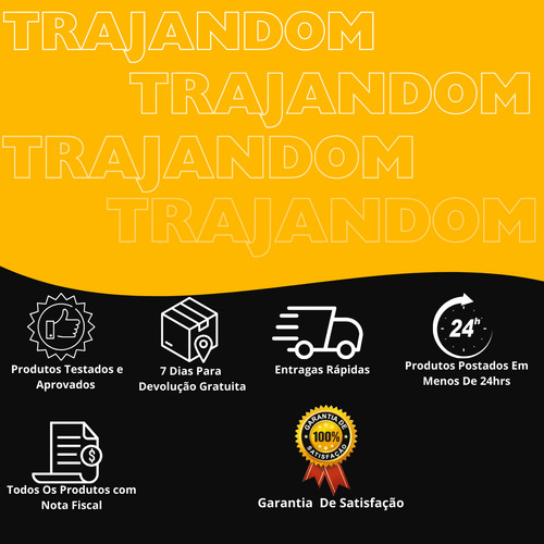 Kit 3 Conjunto Trava Porta Traseira Baú Alumínio Universal