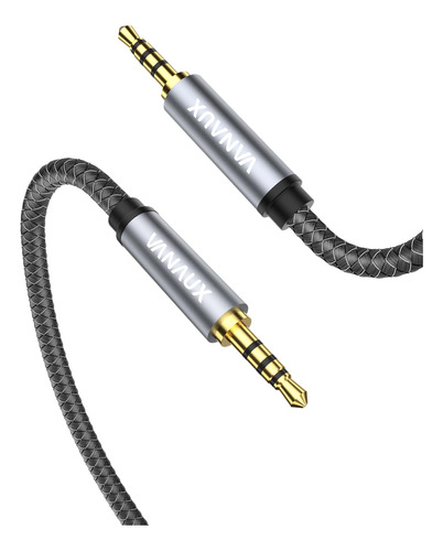 Vanaux Cable Auxiliar De 0.138 In De 4 Polos, Cable De Audio