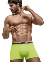 Comprar Bakhou Boxer Algodon Y Lycra. Liso, Naranja Fluo. 2004