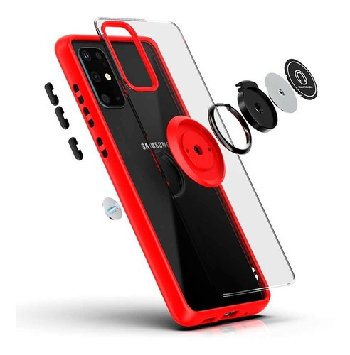 Funda Zeus Para Galaxy S21 Ultra Sm-g998b Y Anillo Magnetico