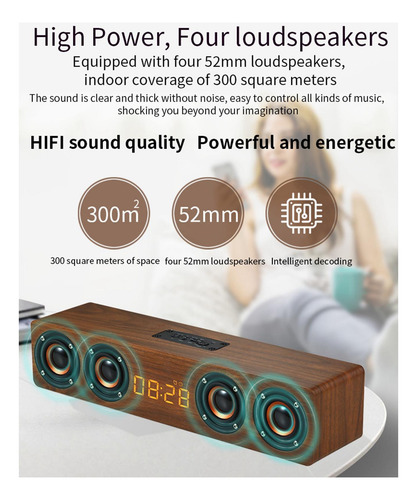 Sonido Estéreo De 12w Barra De Sonido Embalaje Inglés