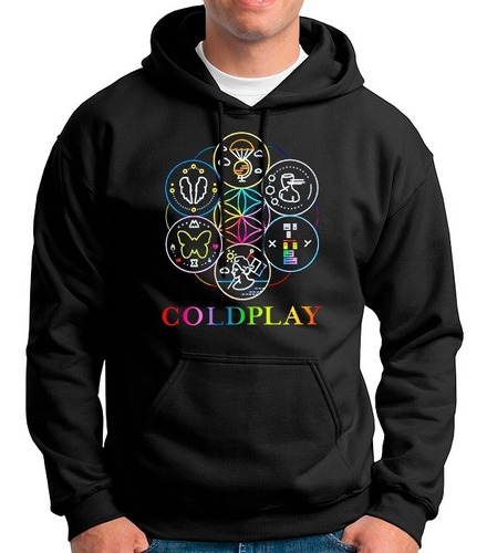 Buzo Hoddie Capota Cerrado Coldplay Timeline