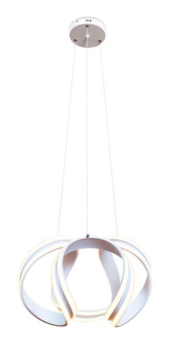 Imagen 1 de 10 de Lampara Led Diseño Elegante Colgante Led 120w Calida / Fria