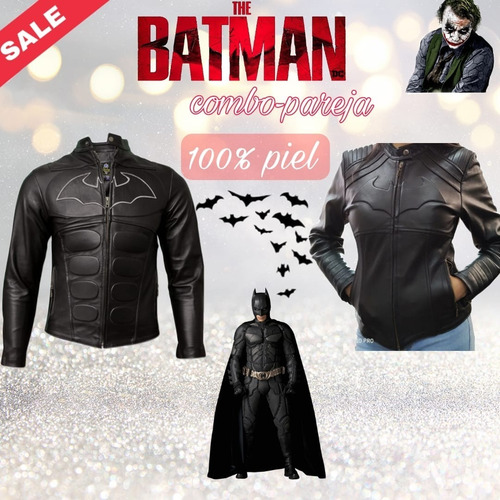 Imagen 3 de 10 de Chamarra Batman Piel De Borrego