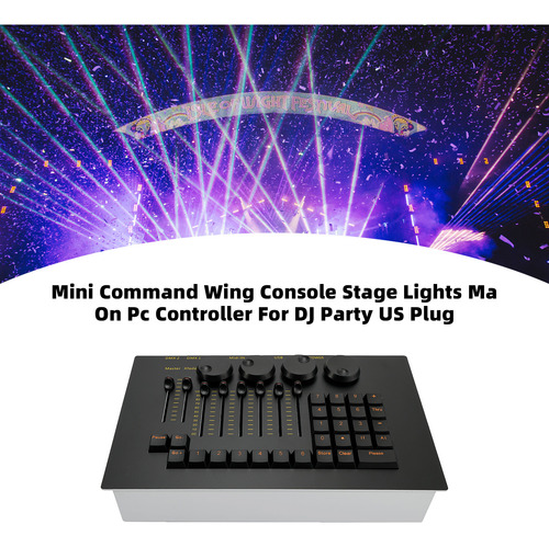 Mini Controlador De Luzes De Palco Para Dj Party Us Plug