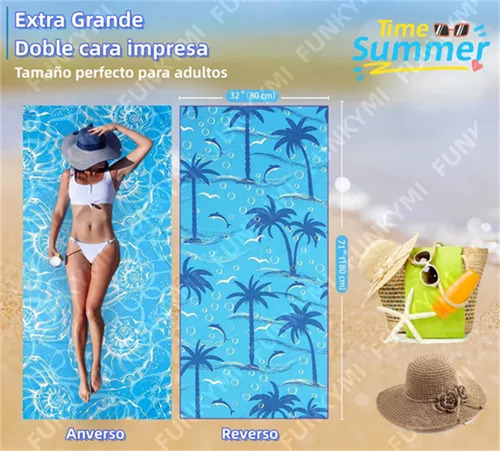 Toalla Microfibra Natacion 180 X 80 Toalla Para Gym Playa