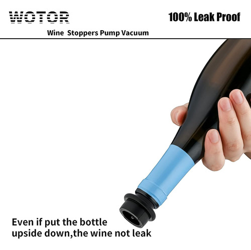 Bombilla De Vacío Con Tapón Para Preservar Vino Fresco