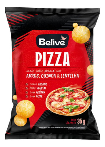 Snack De Arroz Sabor Pizza Belive 35g