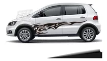 Comprar Calco Vw Fox Tattoo Flame Tunning Tuning Juego Laterales