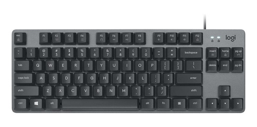 Imagen 2 de 4 de Teclado Logitech K835 TKL QWERTY GL Blue Clicky español España color negro