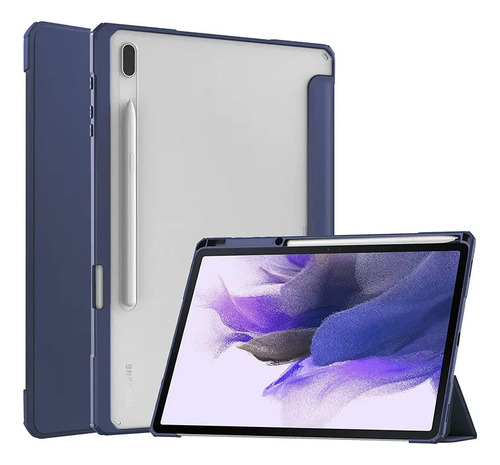 Capa Case Para Samsung Galaxy Tab S8 X706 S7 X700 + Cor Azul