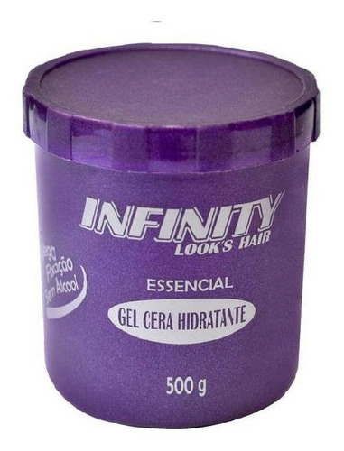 Infinity Hair Essencial Gel Cera Hidratante Sem Álcool 500g