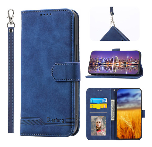 Funda Para Teléfono Samsung Galaxy A53 5g/a73 5g/a23 4g Con Función De Cartera, Incluye Tarjetero, Cobertura Total