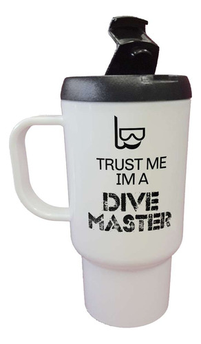 Jarro Termico Trust Me Im A Dive Master Logo