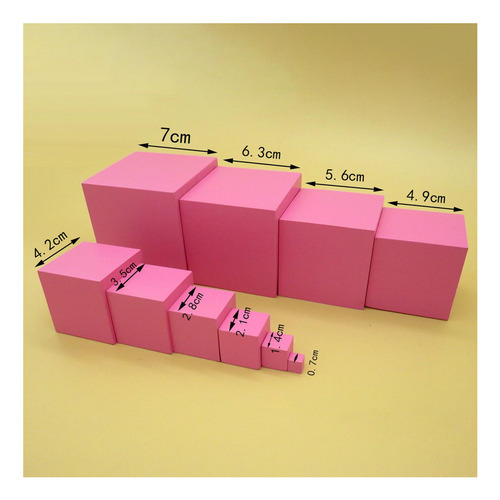 Z Montessori Learning Pink Juguete Educativo De Aprendizaje