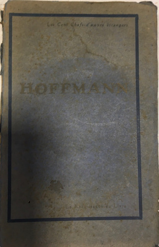 Libro Antiguo Offmann Et Le Conteurs Allemands