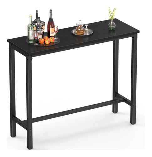 Mr Ironstone - Mesa De Bar De 47 Pulgadas Con Superficie Tex