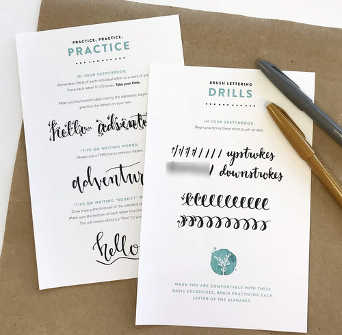 Kit De Herramientas De Caligrafía Wildflower Art Studio