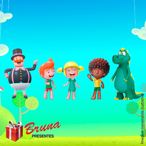 Mundo Bita Bonecos De Vinil - Líder Brinquedos